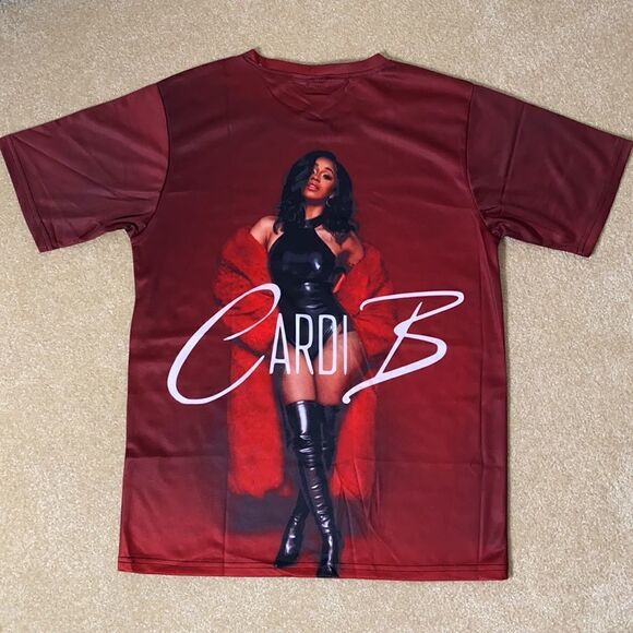 Unisex Women’s Men’s Cardi B Short Sleeve T-Shirt Size XS NEW - Picture 5 of 5